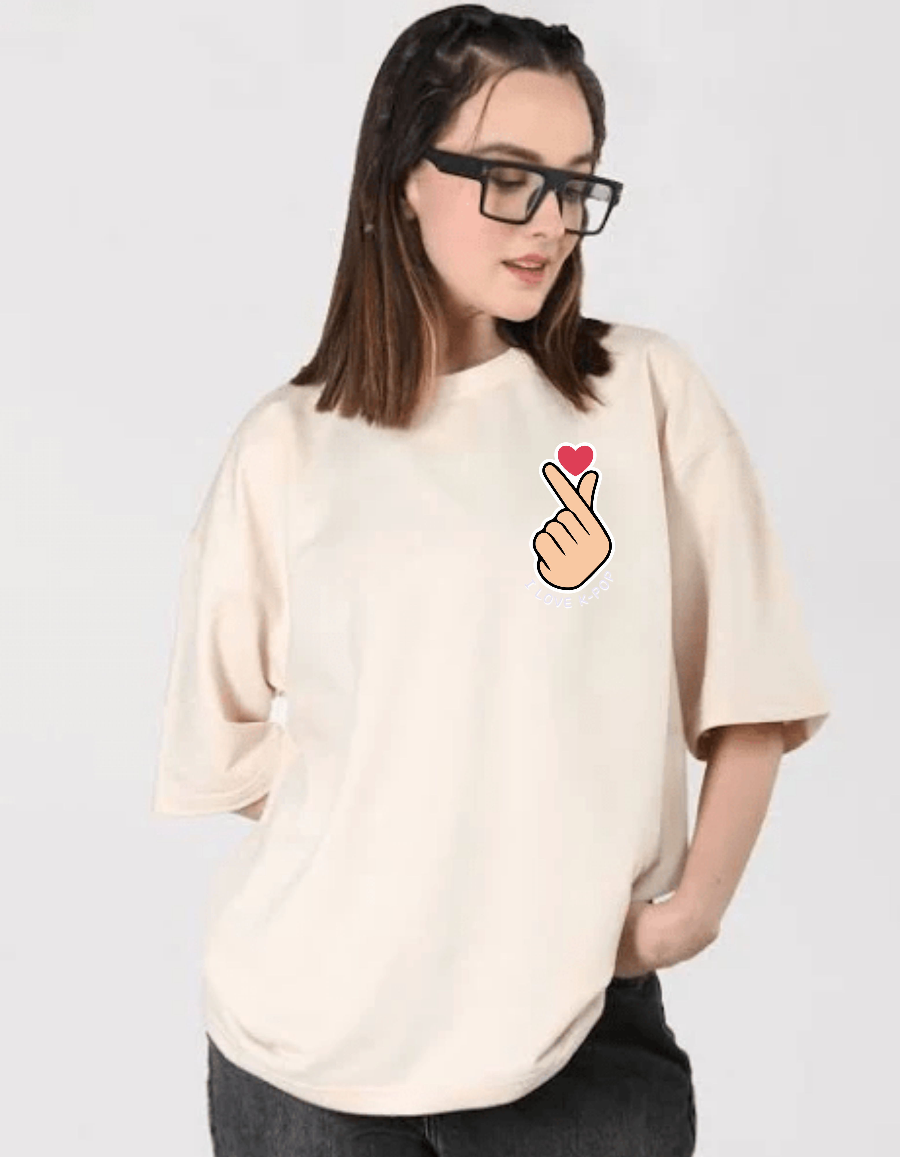 Women's KPOP Oversized Tshirt