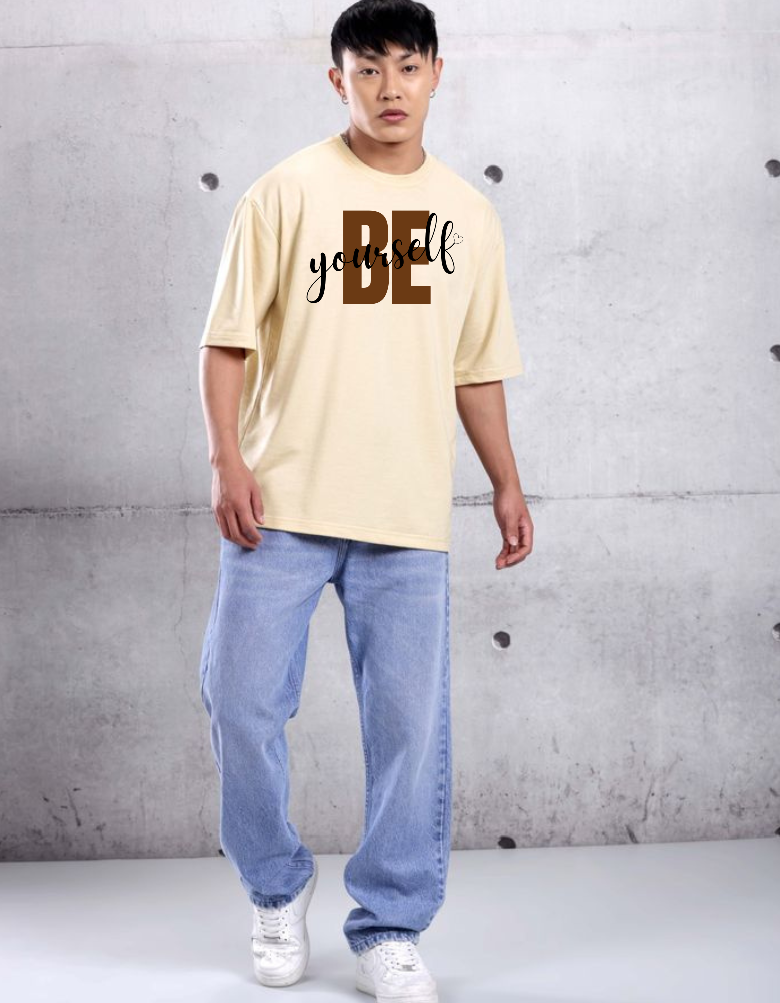 Be yourself oversized t-shirt